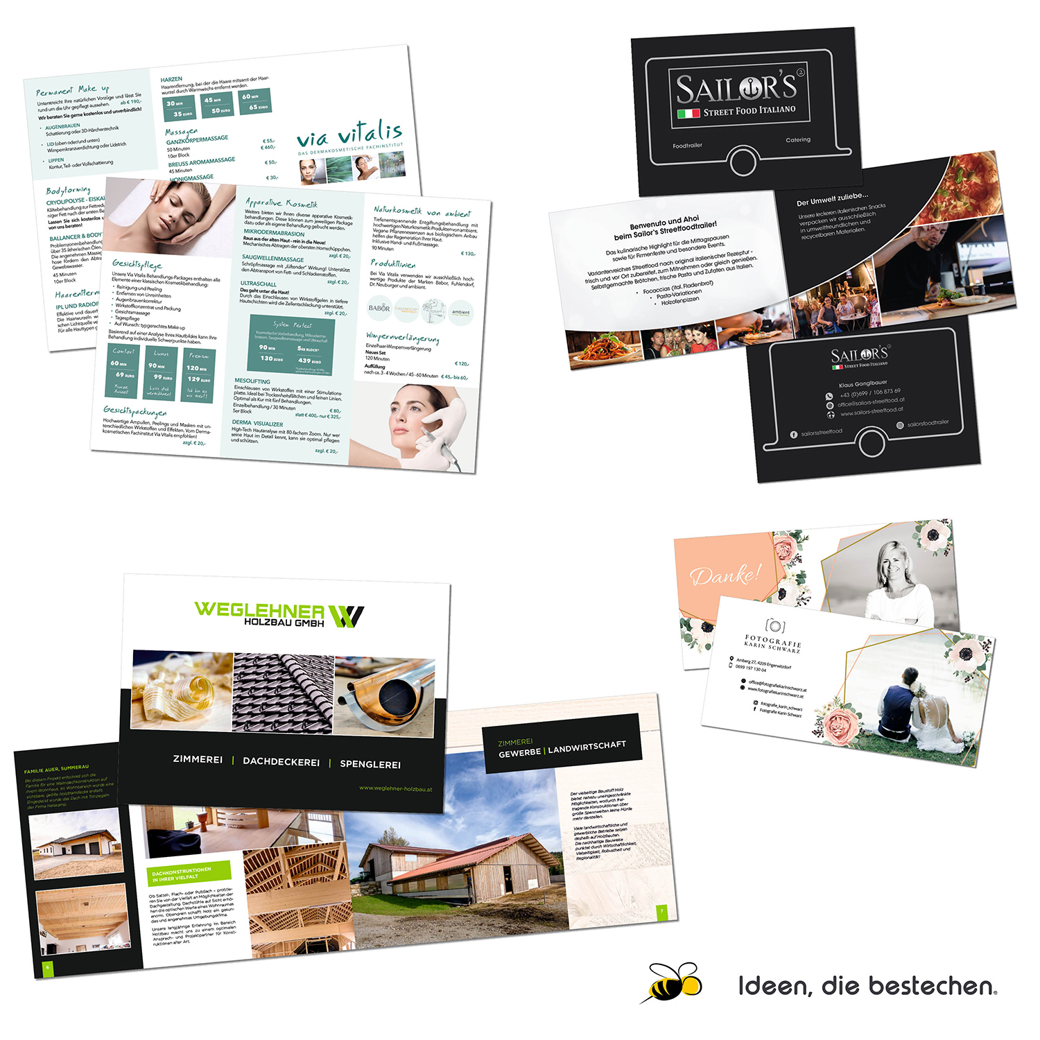 Ideen, die bestechen - machen Sie sich ein Bild von der Arbeit der kreativbiene.